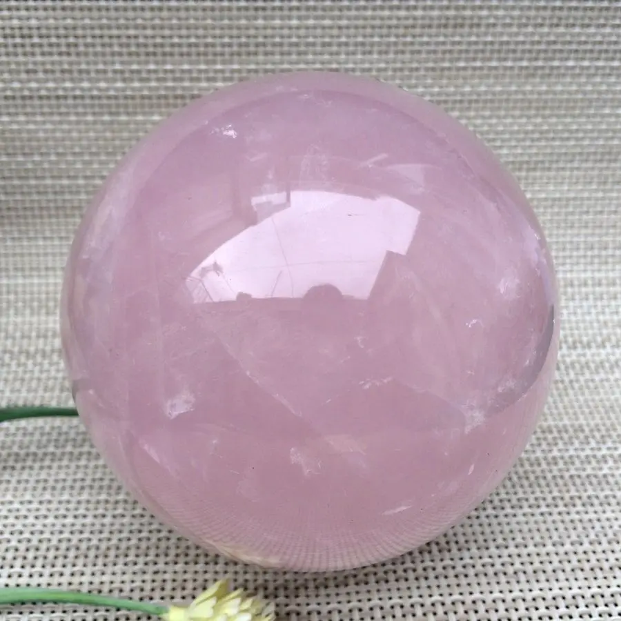 Natural Rose Quartz Crystal sphere Healing Ball for home decoration | Дом и сад