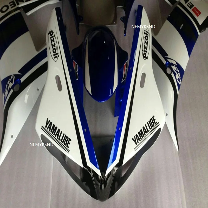 Nn-Motorcycle Fairings Fit For Yamaha white YZF R1 2002 2003 ABS blue Plastic Injection Mold Bodywork Fairing YZFR1 02 03 | Автомобили и
