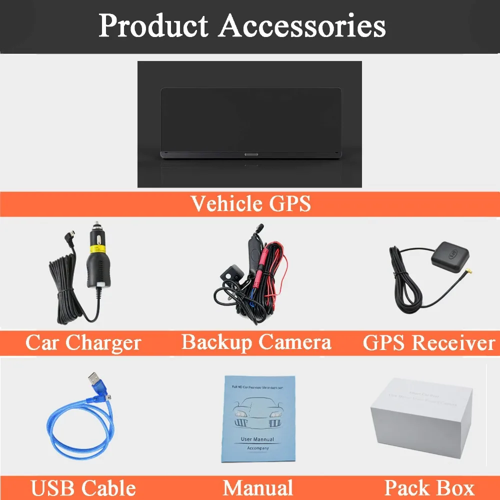 Автомобильный видеорегистратор Android GPS навигация сенсорный экран 7 84 дюйма 3G/4G