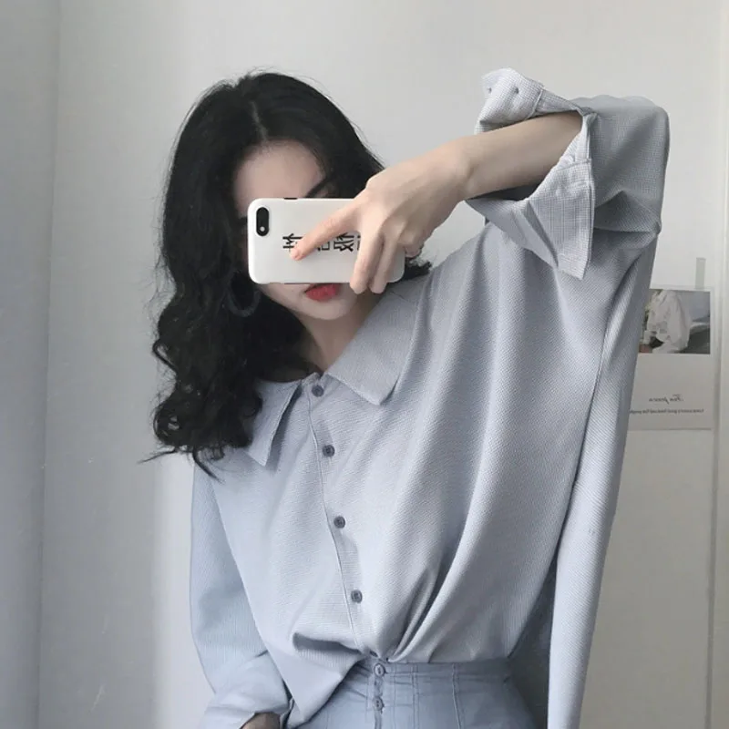 

Cheap wholesale 2019 new Spring Summer Autumn Hot selling women's fashion casual ladies work Shirts FP232