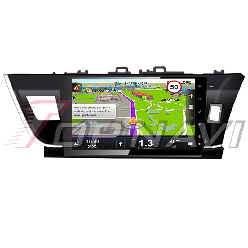 Авторадио 2 din для Toyota Corolla 2014 2015 2016 10 1 дюйма Android 8 автомобильный GPS-навигатор плеер