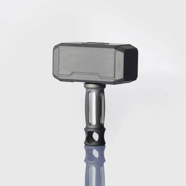 Golden EDC титановый сплав нож бусины с Тритиевой газовой трубкой кулон Паракорд DIY украшения Титан выживания EDC многофункциональные инструменты - Цвет: Golden