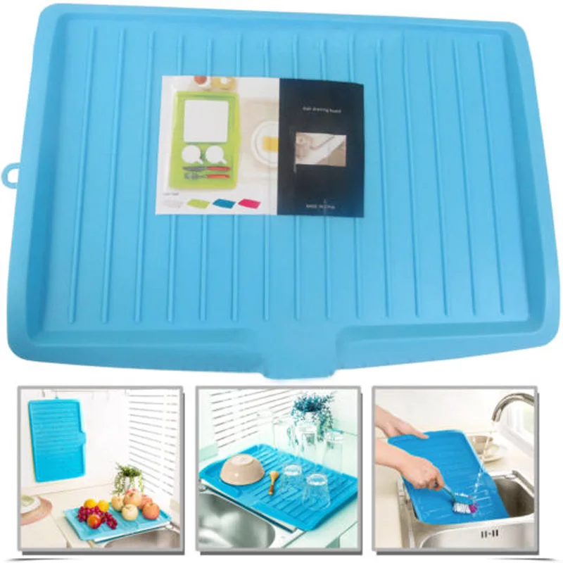 Пластиковый лоток для посуды сушилка большая мойка овощей и фруктов кухонная