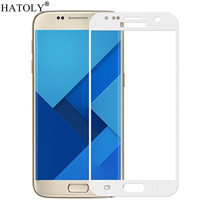 2 шт Полное покрытие экрана протектор стекло для Samsung Galaxy S7 закаленное G9300 |