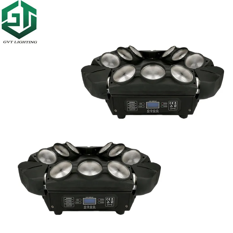 2 шт./лот мини LED 9X12W Паук свет RGB 3 вида цветов 12/43ch DMX сценические огни диско Dj Led