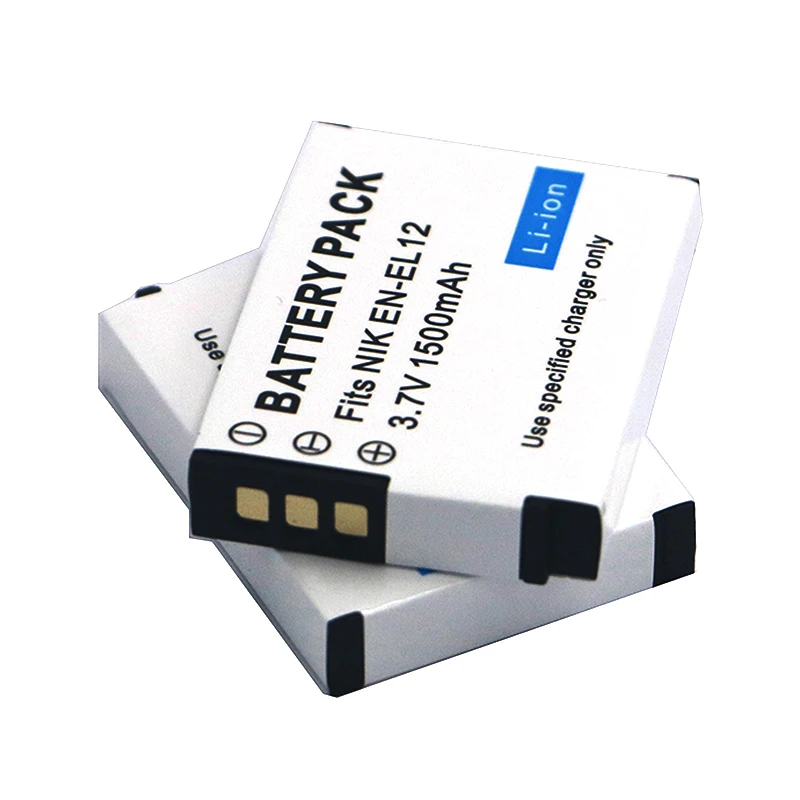 2 шт./лот DVISI EN-EL12 EL12 аккумуляторные батареи Аккумулятор AKKU для Nikon S620 S6200 S630 S6300 S640 S70