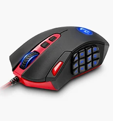 Redragon GRIFFIN M607 USB Проводная игровая компьютерная мышь 7200 dpi 6 кнопок 7 цветов с подсветкой RGB программируемая эргономичная для PC Gamer