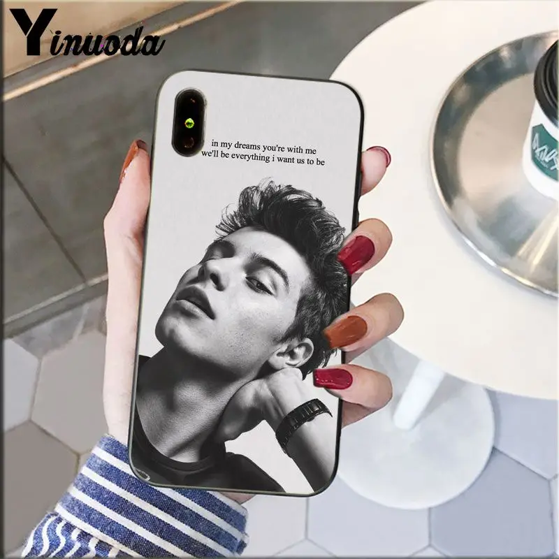 Yinuoda Канада певицы Shawn Mendes чехол для телефона из мягкого силикона ТПУ с рисунком