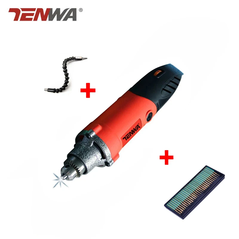Tenwa 220 В электрический Dremel 5000 об./мин. поворотный мини электродрель Мощность