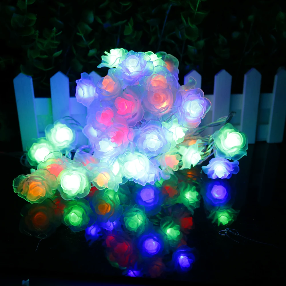 50 светодиодов цветная светодиодная лента роза цветок ночник продажа с завода
