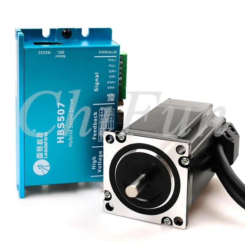 Leadshine nema23 2NM Гибридный сервопривод Комплект HBS507 + 3 фазы 2.0N.m 573HBM20 1000 замкнутый