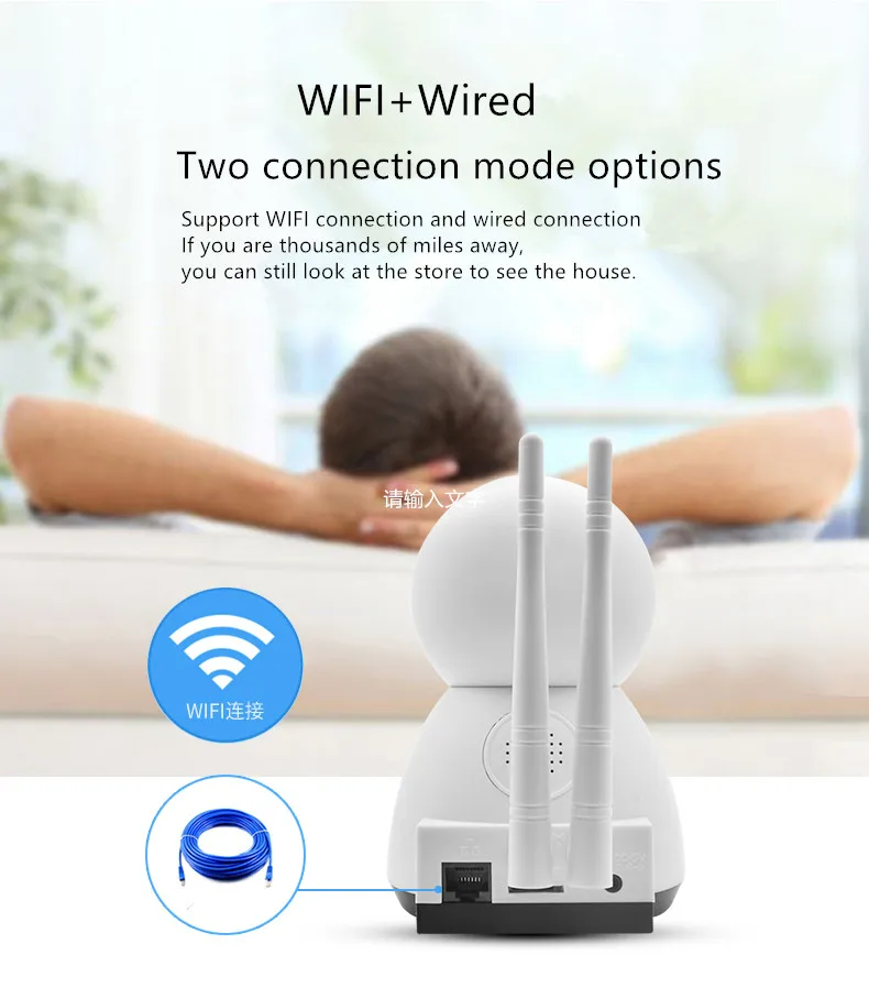 remote monitor home security camera 720P HD wireless network surveillance cameras anti-theft clound storage | Безопасность и