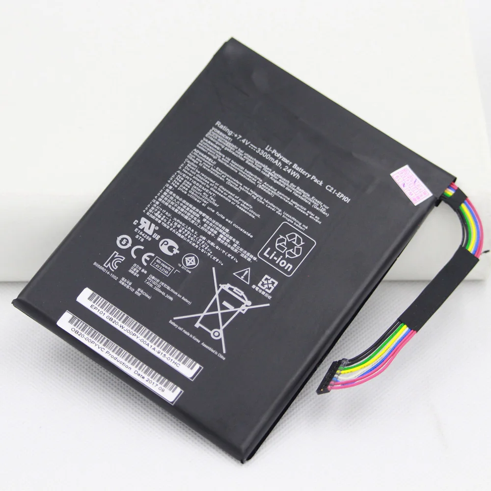 5 шт./лот ISUNOO 7 4 В 3300 мАч C21-EP101 батарея для ноутбука EP101 Asus Eee Pad трансформатор замена