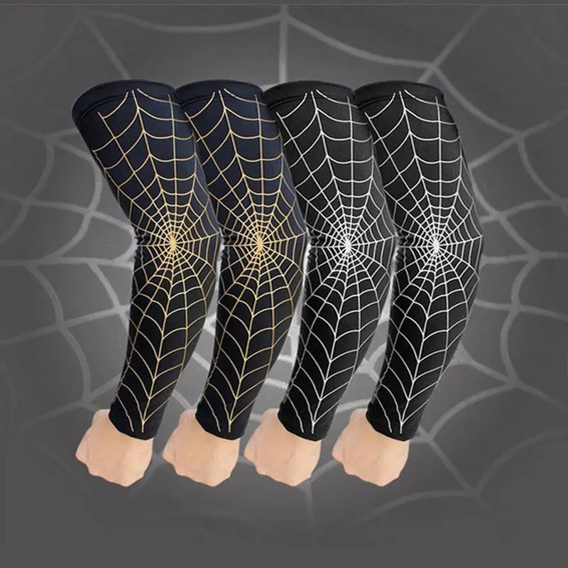 2 шт./пара Нескользящая эластичная повязка на руку Компрессионные рукава УФ