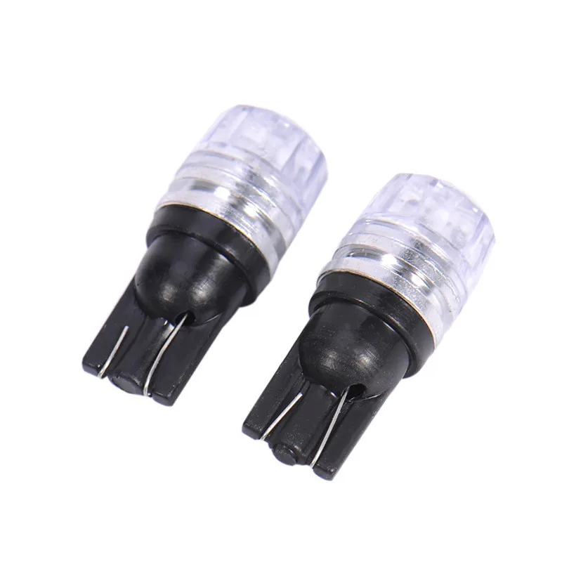 10 шт./лот Автомобильные светодиодные лампы T10 W5W 194 LED 1SMD широкие алмазный свет без
