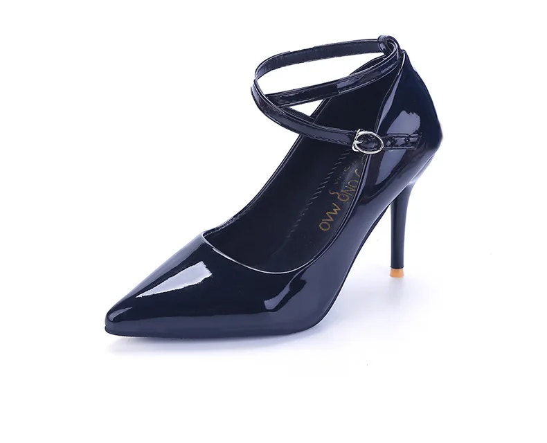 Женская обувь; свадебные женские туфли на высоком каблуке; sapato feminino chaussure femme; пикантные туфли-лодочки на каблуке; sapatos de salto alto; ремешок на щиколотке