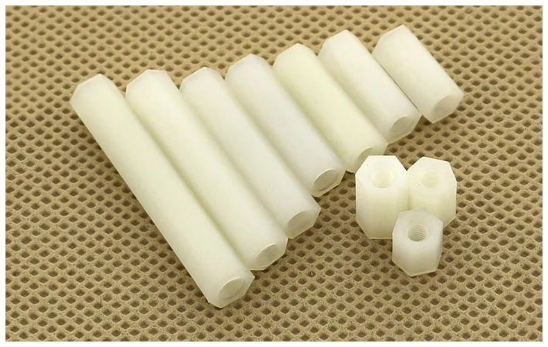 25 Pcs Nylon Standoff Spacer Screw M2 Female x Length 6mm-12mm | Обустройство дома