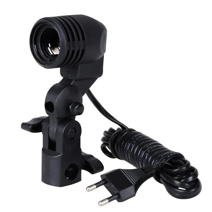 Nicefoto E27 Single Head Photo Lighting Bulb Holder Umbrella Bracket Photography Studio Ligh For | Электроника