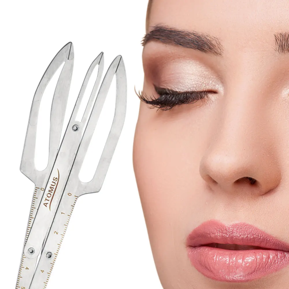 Линейка для макияжа ATOMUS Microblading Перманентная линейка Коррекция бровей макияж