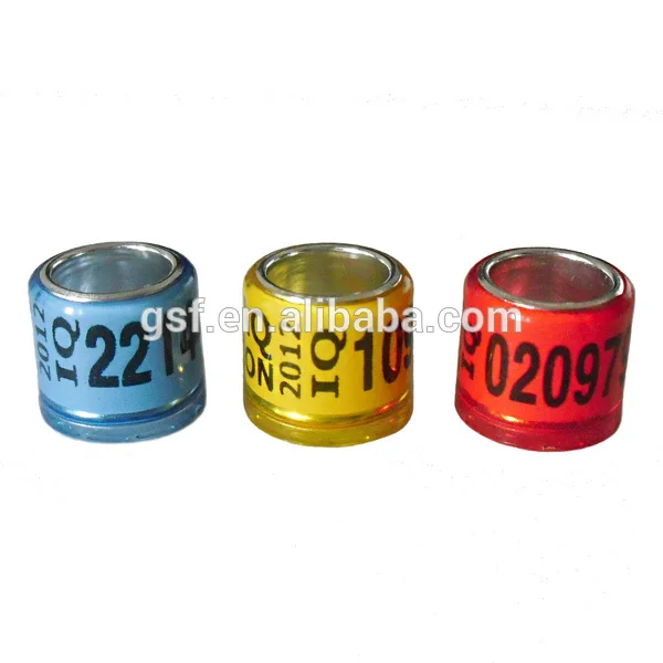 Великолепные кольца для голубиных гонок пластиковый алюминиевый сердечник