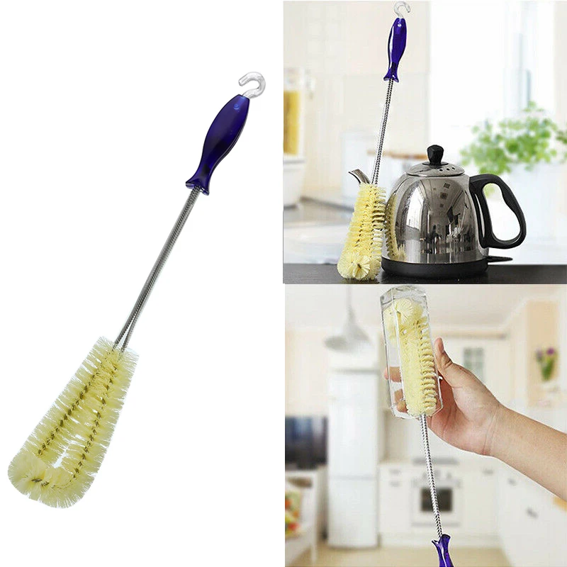 1 шт. домашняя кухонная щетка с длинной ручкой стеклянная чашка для очистки