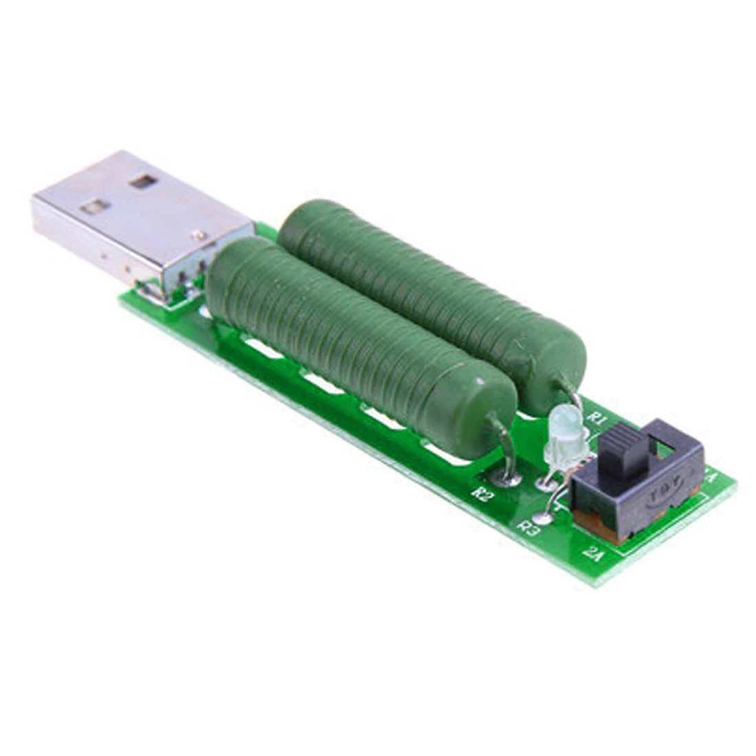 USB мини резистор dc электронная нагрузка с переключателем Регулируемый 5V1A/2A