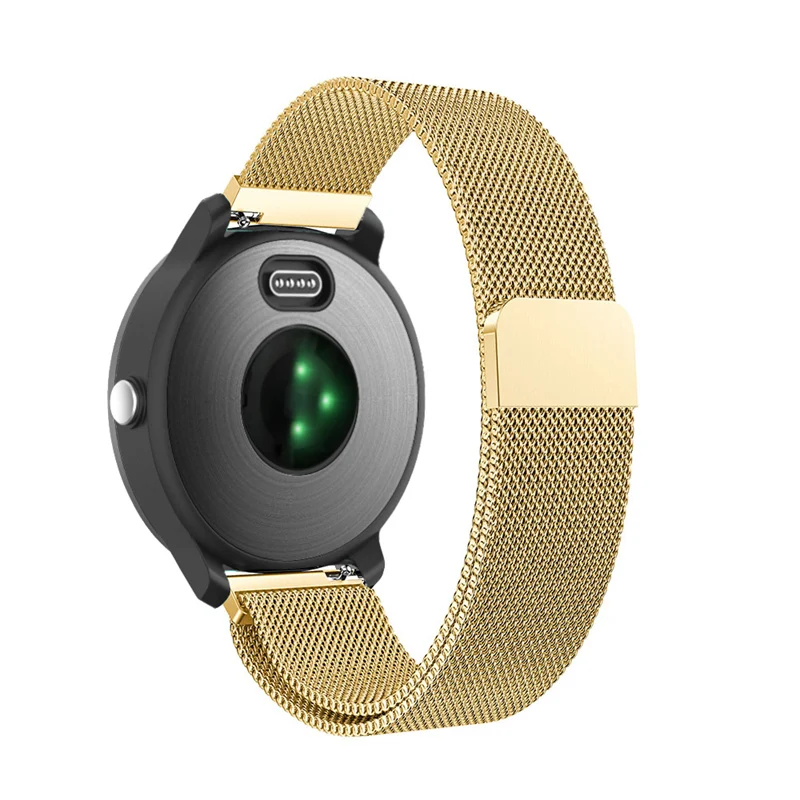 Milans ремешок для Garmin Vivoactive 3 часы Смарт-браслет ремешок для Garmin Vivoactive3 HR Forerunner 645 нержавеющая сталь