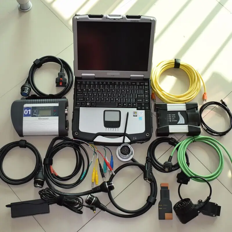 Новейшая модель Диагностический Mb Star c4 Sd Connect Compact 4 для Bmw Icom следующий b c 1 ТБ HDD