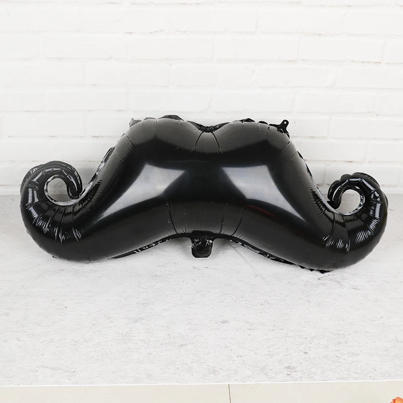 10 шт. детский душ шар для мальчика черная борода фольга шары Хэллоуина забавные