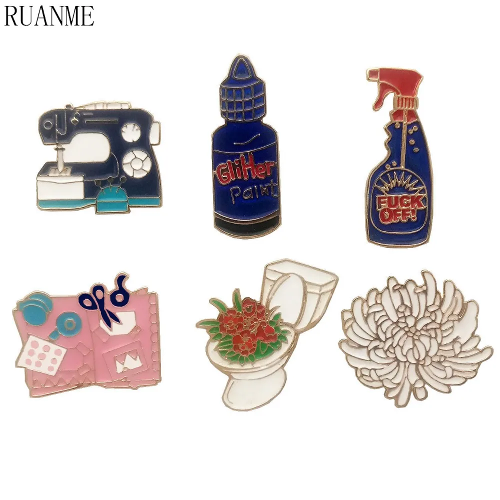 Швейная машина micro главе спрей пневмоторакс цветы ювелирные изделия туалет брошь