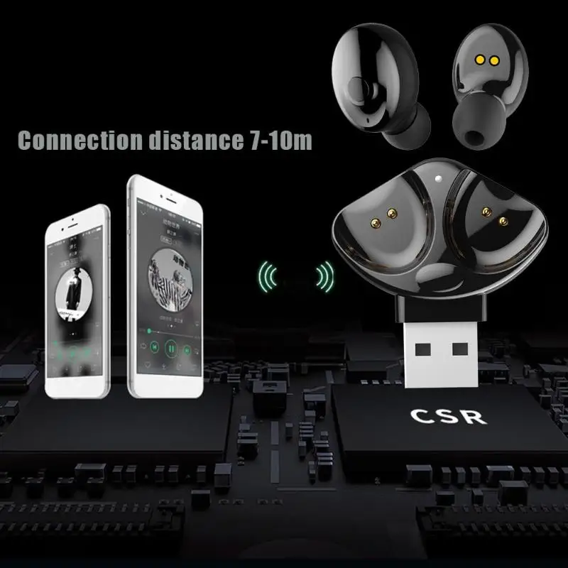 XG17 TWS Bluetooth 5 0 наушники с USB зарядной док-станцией настоящие беспроводные стерео