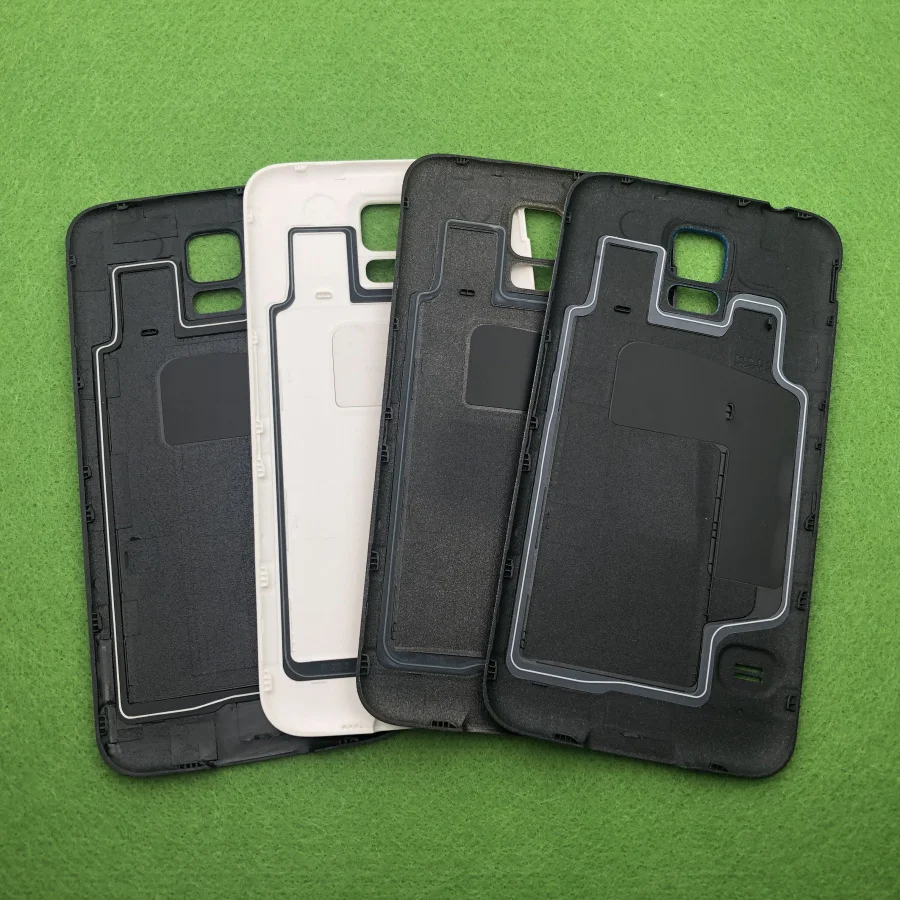 Для Samsung Galaxy S5 G900 G900F G900M G900A G900P i9600 задняя крышка батарейного отсека задняя стеклянная крышка корпуса Замена крышки аккумулятора