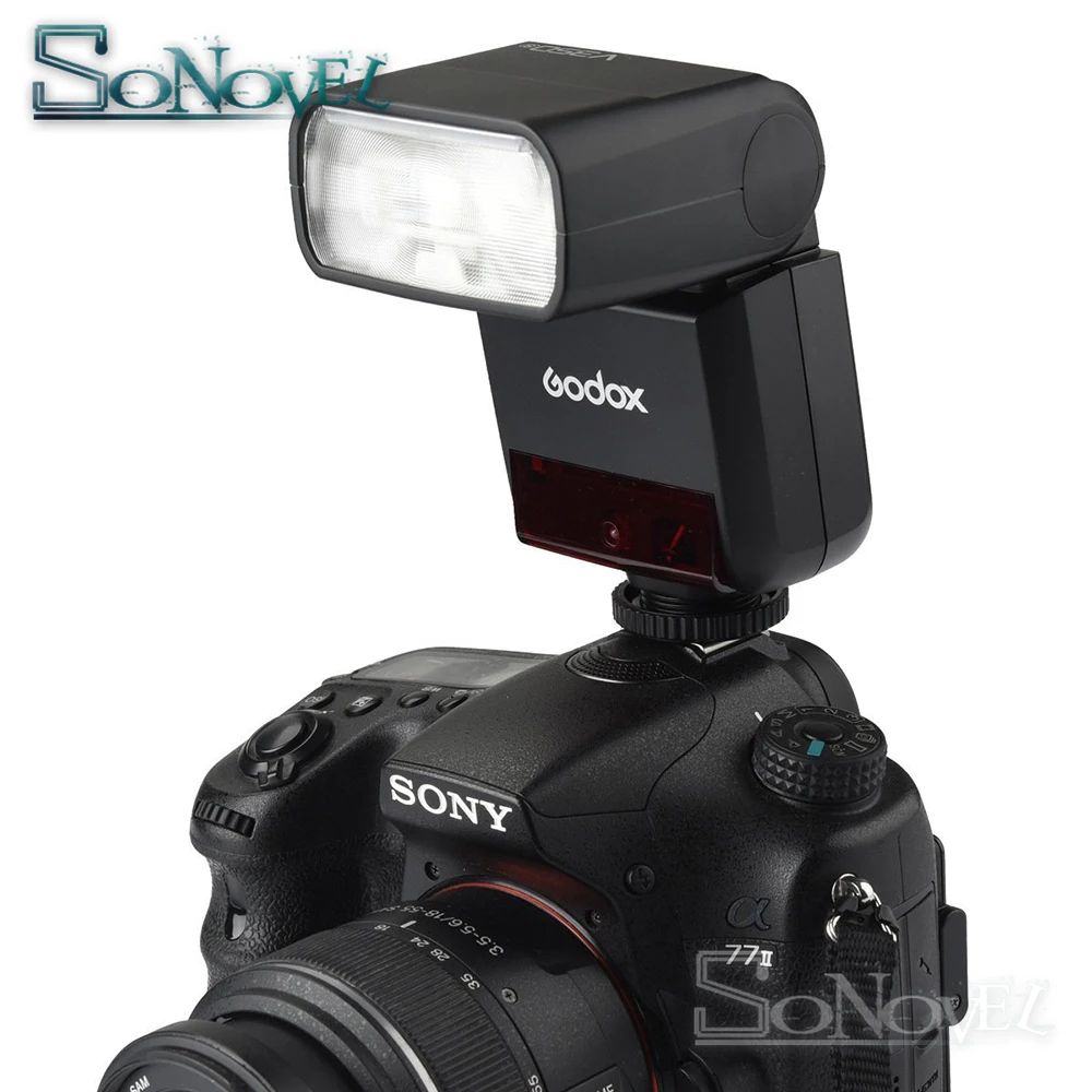 Вспышка для камеры 2x Godox V350S TTL HSS 1/8000s со встроенной литий ионной батареей 2000 мАч и