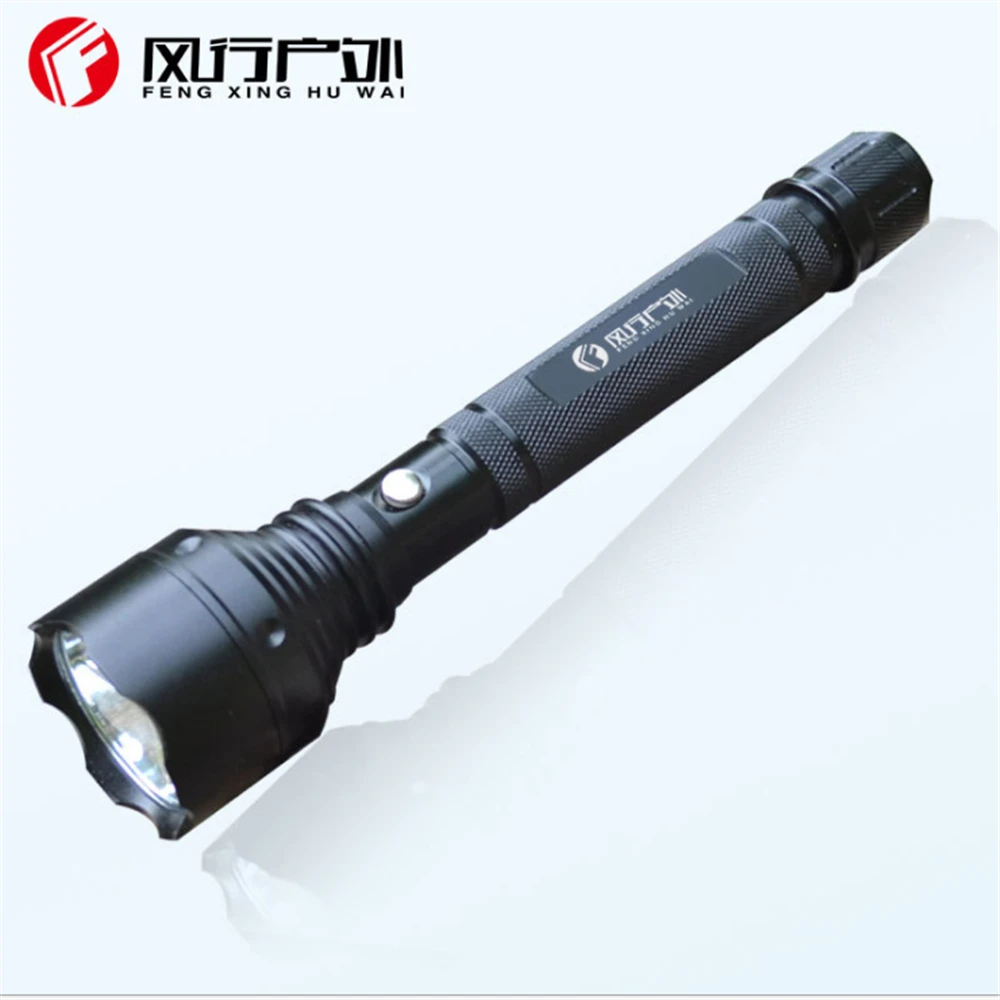 

LED Flashlight tactical camping phone charge Waterproof outdoor light Q5 lengthened long-range security patrol genuine wholesale