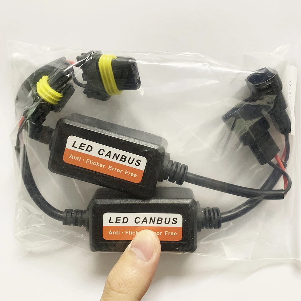 ASLENT 2 шт. Canbus Error Free декодер проводки для Светодиодный фар автомобиля лампы Наборы