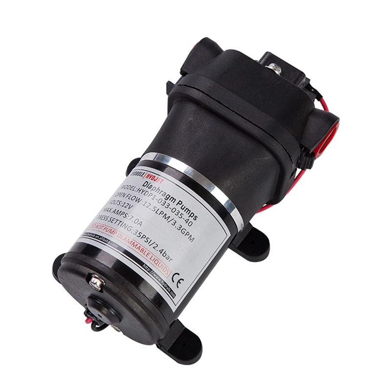 12V 24V Mini Car Electric Booster Diaphragm Pump Shockproof And Leak-free RV Travel car DC Self-priming Pump