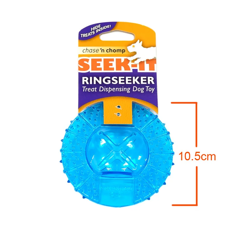 CAITEC игрушки для собак Ringseeker лакомство дозирующая игрушка для собак прочная плавающая лучшая для маленьких собак щенков с видео укусом