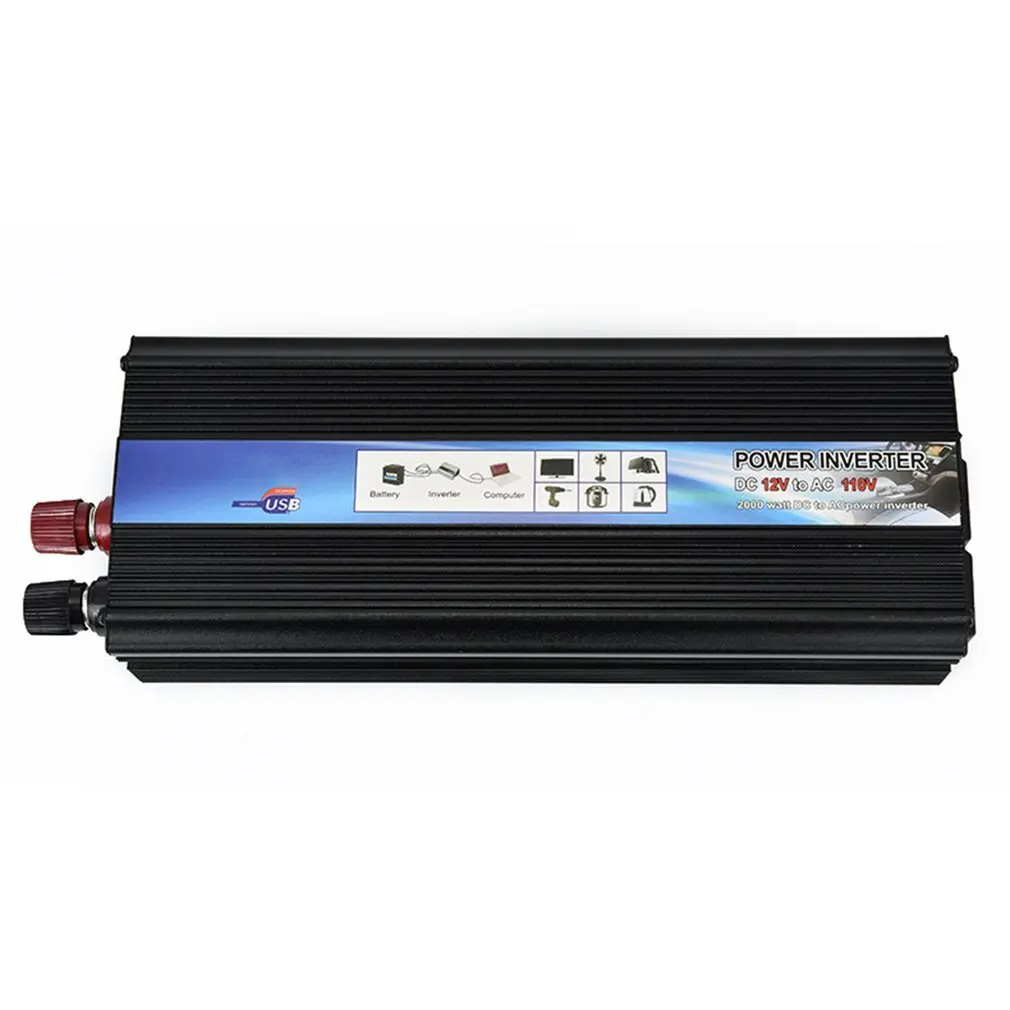 12V DC To AC 110V/220V Auto Inverter 2000W Car Power Modified Sine Wave | Автомобили и мотоциклы