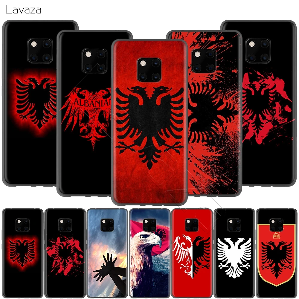 Чехол Lavaza в стиле ретро с флагом Албании и орлом для Huawei Honor 10 9 8 8x 8c 7x 7c 7a Note Nova 3 3i Lite