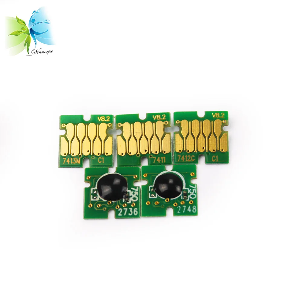 5 комплектов картридж для Epson surecolor F6000 F7070 F6200 F7270 F7100 F9200 F9300|Чип картриджа| |