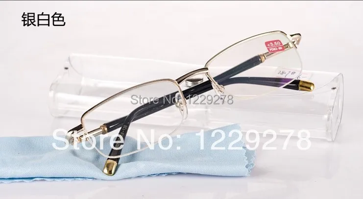 Retail free shipping high quality hot selling half frame PC temple brand reading glasses | Тематическая одежда и униформа