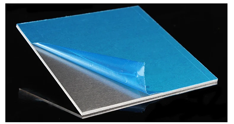 1PCS Surface drawing hard Aluminum alloy plate 1*100*100mm for diy lab industrial | Обустройство дома
