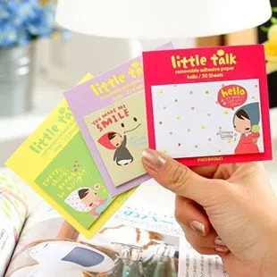 1 шт. Стикеры для записей с милыми мультяшными девушками|lovely sticky notes|girl memo padsticky notes