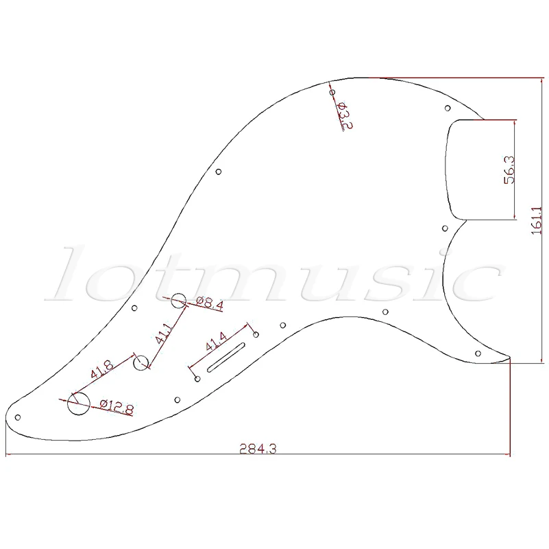 Электрогитара гитарра Пикард царапина пластина для линии 6 вариакс 600 запасные