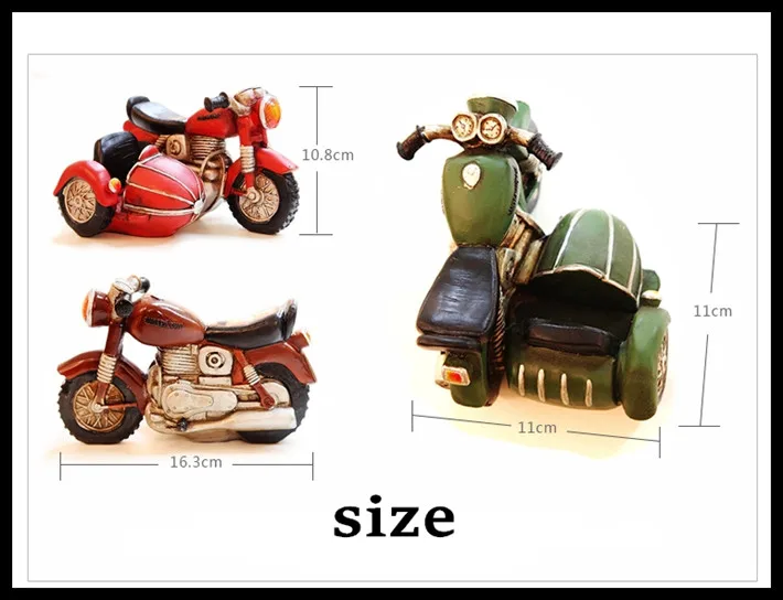 Античная имитация ручной Смола Модель Двигатель украшения дома Интимные