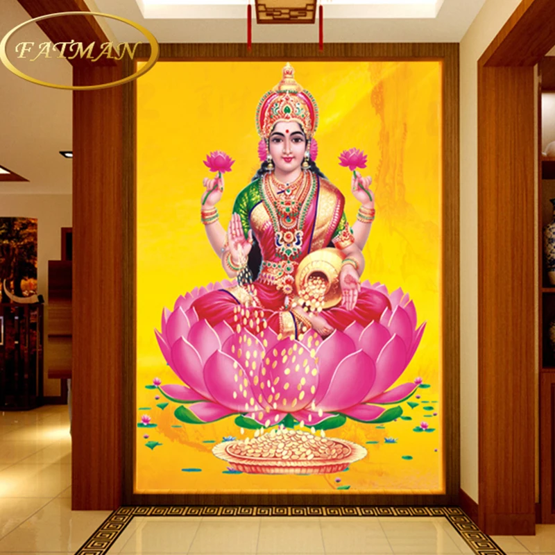 

Custom 3D photo wallpaper personalized Hindu deities wallpaper mural jesus wallpaper living room lobby wallpaper papel de parede