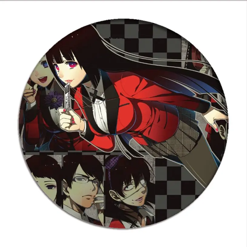 1 шт. Manga Значки для косплея Yumeko Jabami брошь на застежке меари Saotome 58 мм Аниме