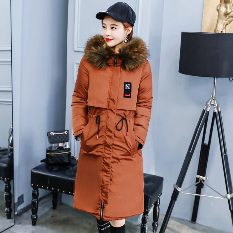 Double Two Sides New Arrival Women Winter Jacket Hooded With Fur Collar Ladies Outwear Parka Long Coat High Quality