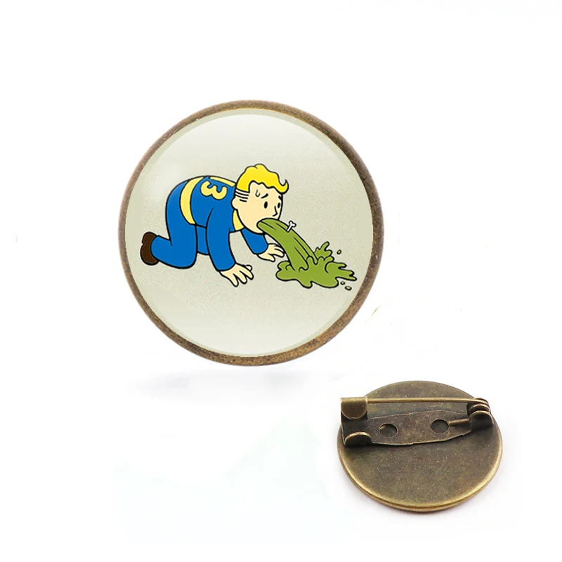 Пип бой простой милый Nuka Cola Fallout Raduation 4 Женская Брошь сплав броши модный стиль значок косплея броши аксессуары