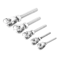 1 pc m5 m6 m8 m10 m12 marine 304 stainless steel jaw open bolt nut replacement turnbuckle rigging screw for boats ropes cables